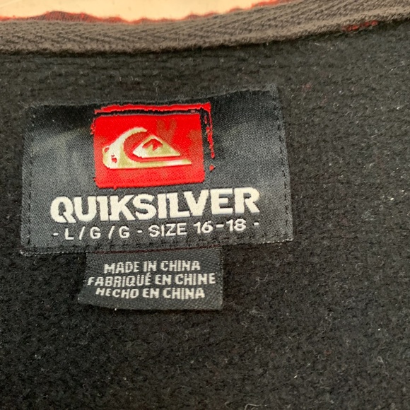 Boys Quiksilver Lightweight Full Zip Hoodie - Picture 2 of 8